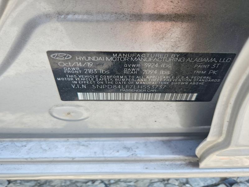 Продажа на аукционе авто 2020 Hyundai Elantra, vin: 5NPD84LF7LH553737, номер лота: 56154216