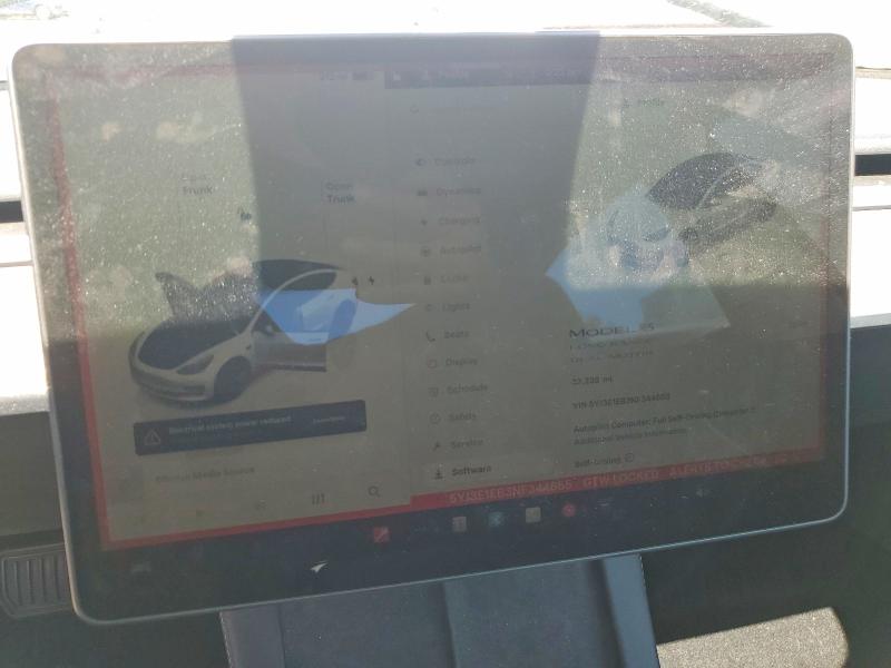 Продажа на аукционе авто 2022 Tesla Model 3, vin: 5YJ3E1EB3NF344655, номер лота: 53067236