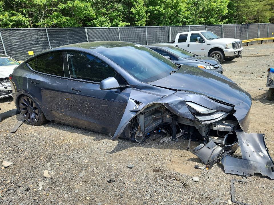 Продажа на аукционе авто 2022 Tesla Model Y, vin: 7SAYGDEF6NF451884, номер лота: 55334416
