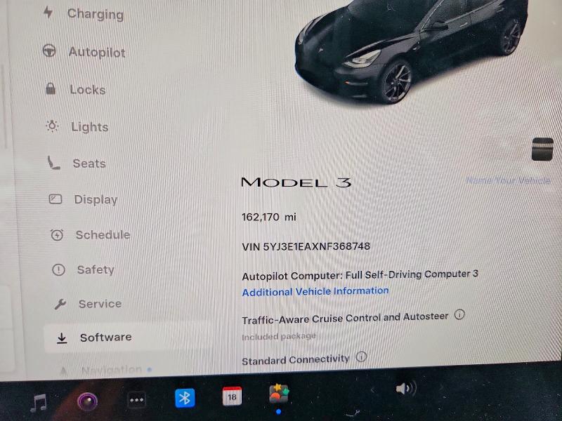 Продаж на аукціоні авто 2022 Tesla Model 3, vin: 5YJ3E1EAXNF368748, номер лоту: 57918506