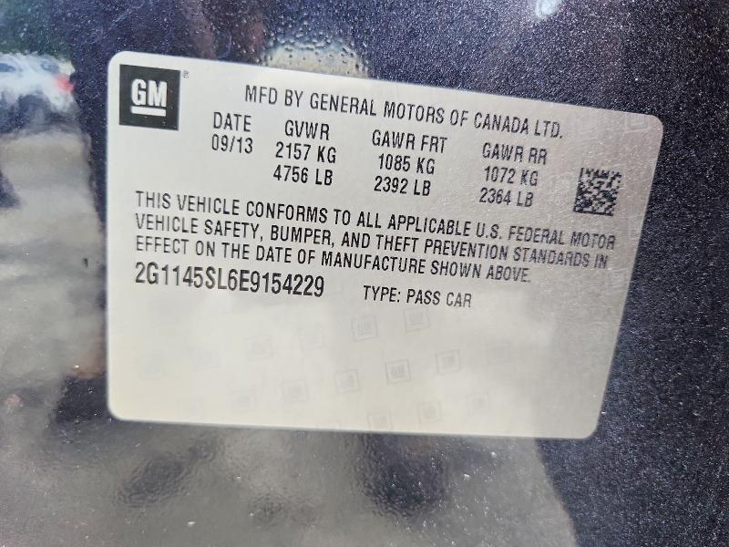 Продажа на аукционе авто 2014 Chevrolet Impala, vin: 2G1145SL6E9154229, номер лота: 57471136