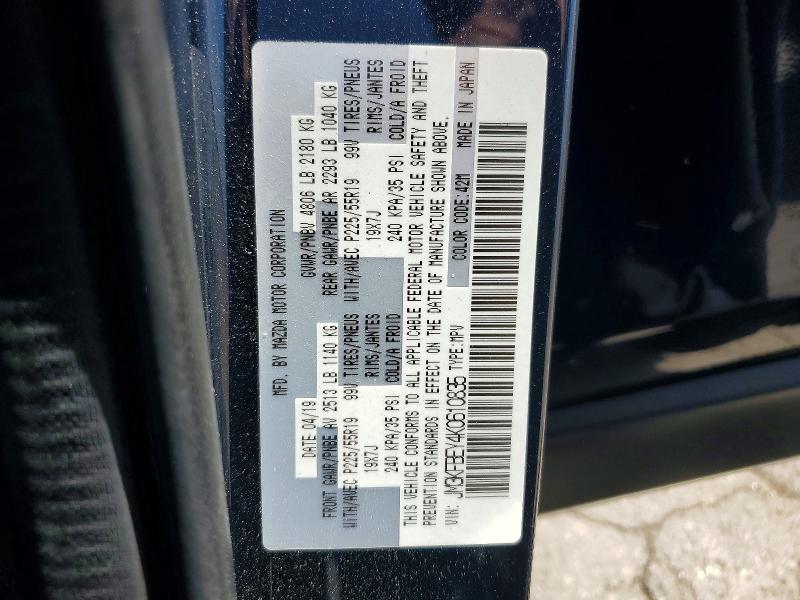 Aukcja sprzedaży 2019 Mazda Cx-5, vin: JM3KFBEY4K0610835, numer aukcji: 77249755