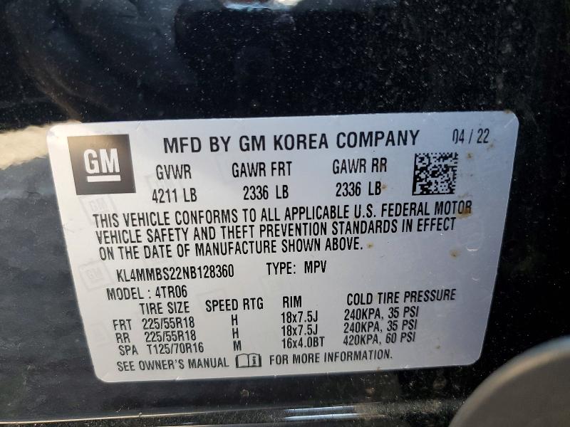 Aukcja sprzedaży 2022 Buick Encore Gx, vin: KL4MMBS22NB128360, numer aukcji: 55478366