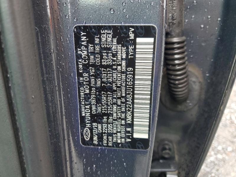 Aukcja sprzedaży 2018 Hyundai Kona, vin: KM8K22AA8JU165919, numer aukcji: 55473166
