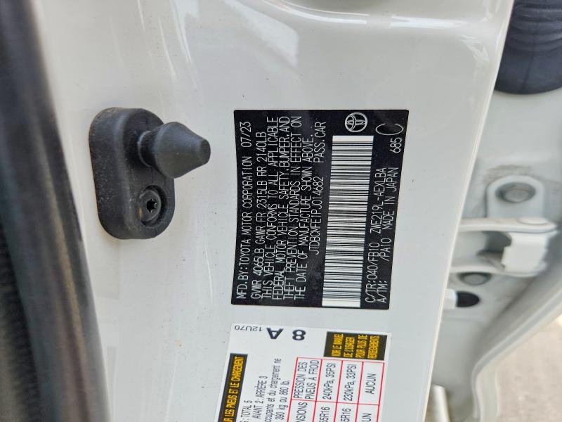 2023 Toyota Corolla Hybrid მანქანა იყიდება აუქციონზე, vin: JTDBCMFE1PJ014682, აუქციონის ნომერი: 53301466
