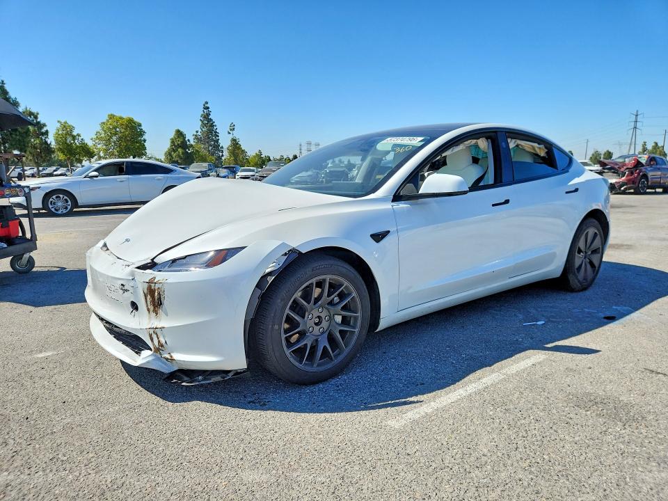 2024 Tesla Model 3 მანქანა იყიდება აუქციონზე, vin: 5YJ3E1EB9RF807081, აუქციონის ნომერი: 57374796