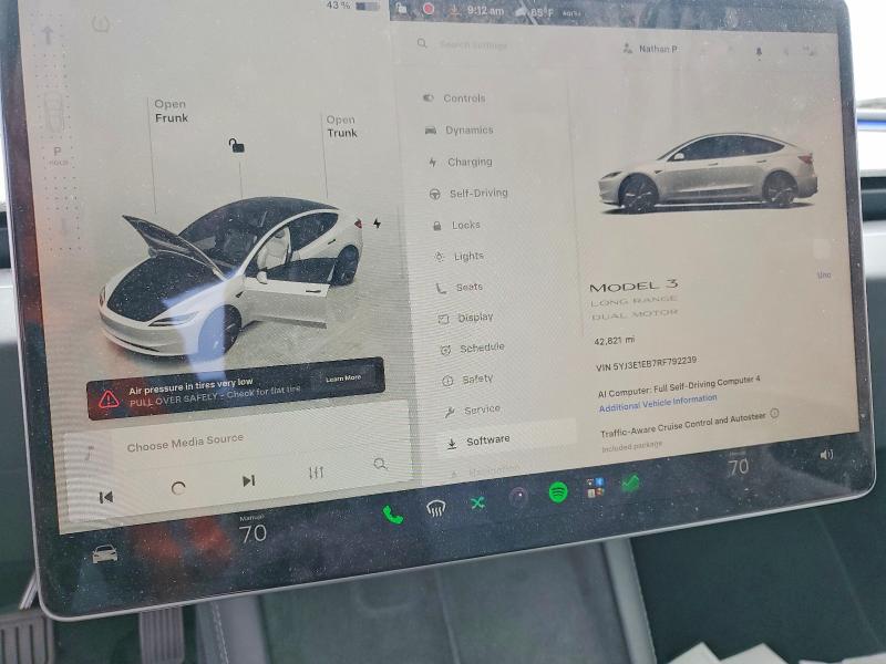 Продажа на аукционе авто 2024 Tesla Model 3, vin: 5YJ3E1EB7RF792239, номер лота: 58064486