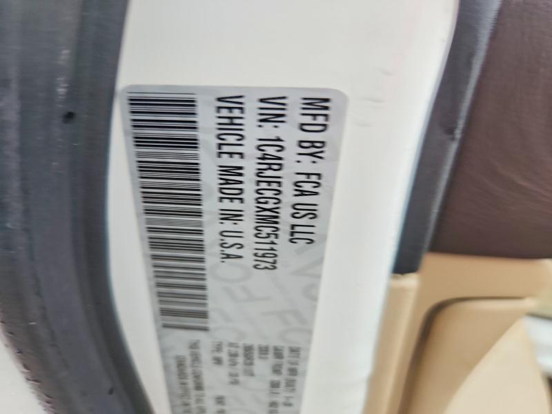 Продажа на аукционе авто 2021 Jeep Grand Cherokee, vin: 1C4RJECGXMC511973, номер лота: 57881946