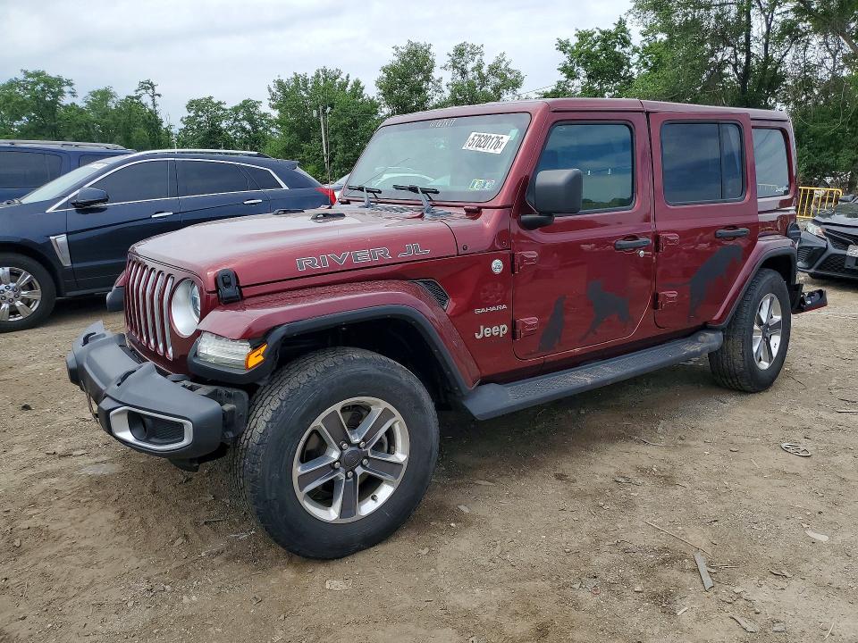 Продажа на аукционе авто 2021 Jeep Wrangler Unlimited, vin: 1C4HJXEG1MW550681, номер лота: 57620176