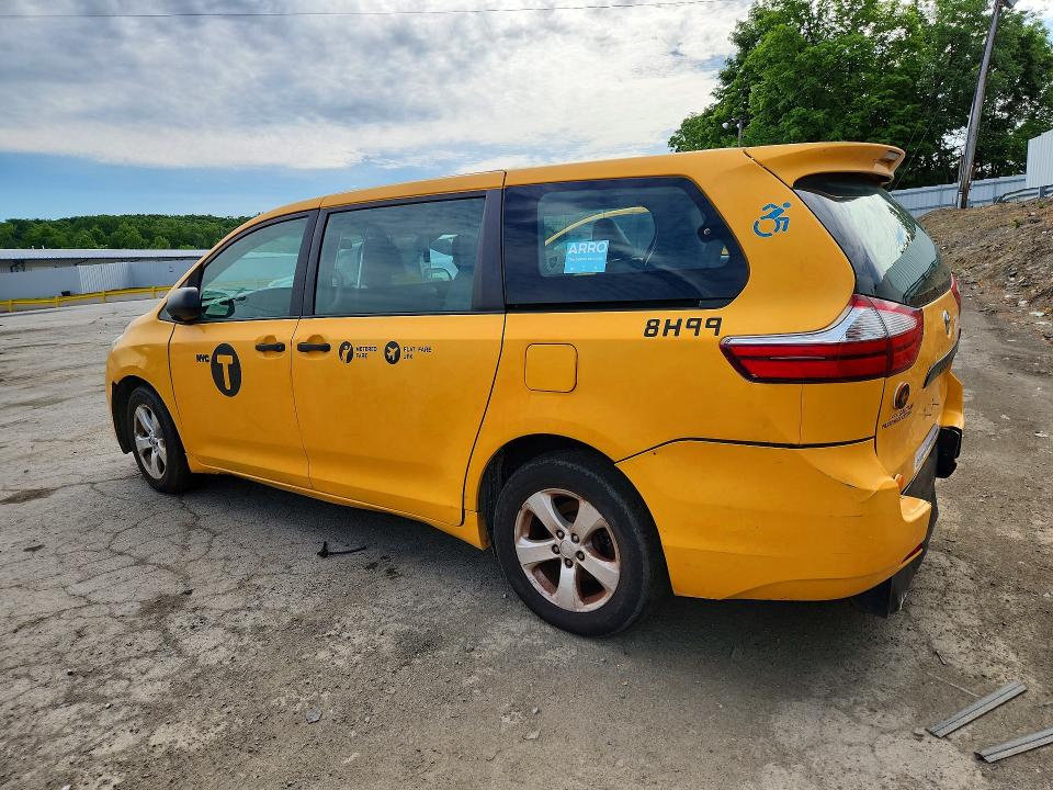 2017 Toyota Sienna მანქანა იყიდება აუქციონზე, vin: 5TDZZ3DC1HS859903, აუქციონის ნომერი: 57136666
