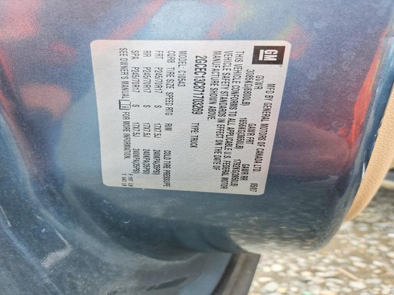 Aukcja sprzedaży 2007 Chevrolet Silverado, vin: 2GCEC13C871703269, numer aukcji: 56764906