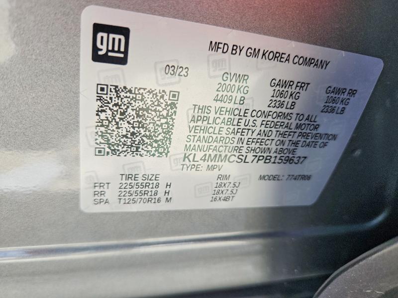 Aukcja sprzedaży 2023 Buick Encore Gx, vin: KL4MMCSL7PB159637, numer aukcji: 56292716