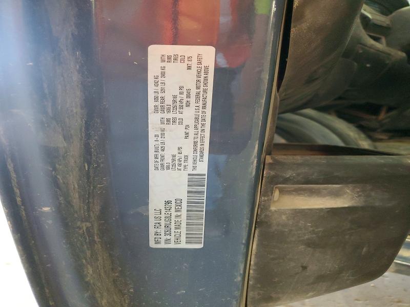 58386006 :رقم المزاد ، 3C6URVJG8LE143796 vin ، 2020 Ram Promaster 3500 مزاد بيع