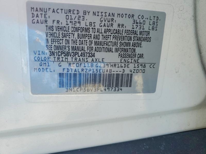 58609726 :رقم المزاد ، 3N1CP5BV3PL497334 vin ، 2023 Nissan Kicks مزاد بيع