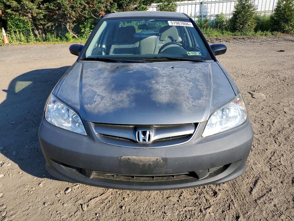 2005 Honda Civic მანქანა იყიდება აუქციონზე, vin: 2HGES163X5H571846, აუქციონის ნომერი: 57987866