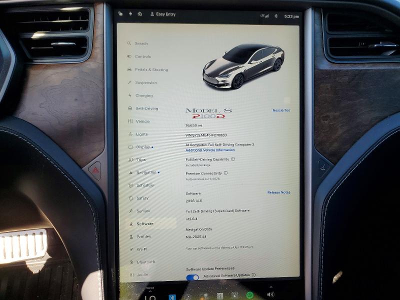 Продаж на аукціоні авто 2018 Tesla Model S, vin: 5YJSA1E45JF276880, номер лоту: 57379206