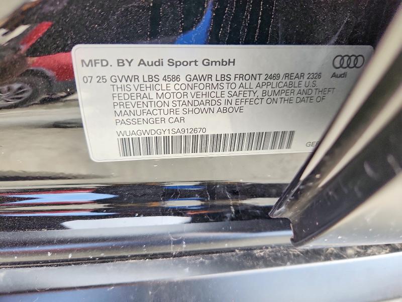 Продаж на аукціоні авто 2025 Audi Rs3, vin: WUAGWDGY1SA912670, номер лоту: 57934786