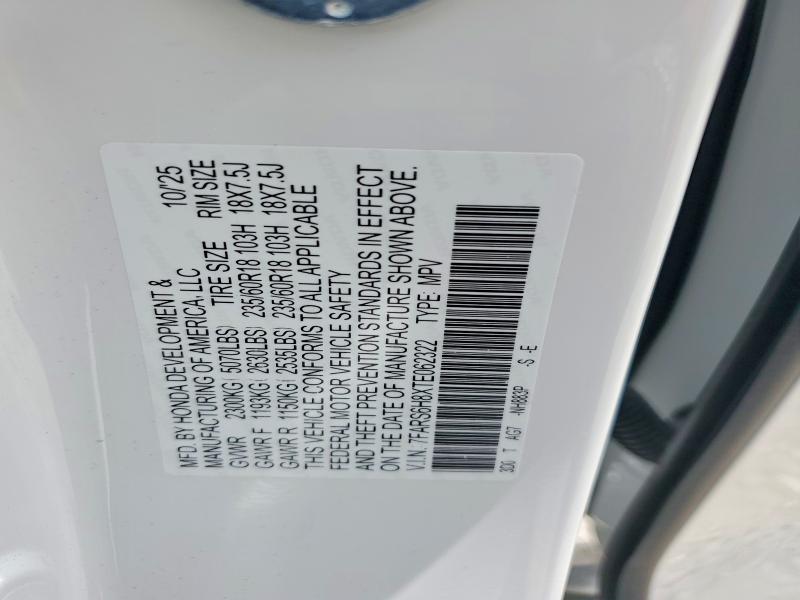 Продажа на аукционе авто 2026 Honda Cr-v, vin: 7FARS6H8XTE062322, номер лота: 56806466