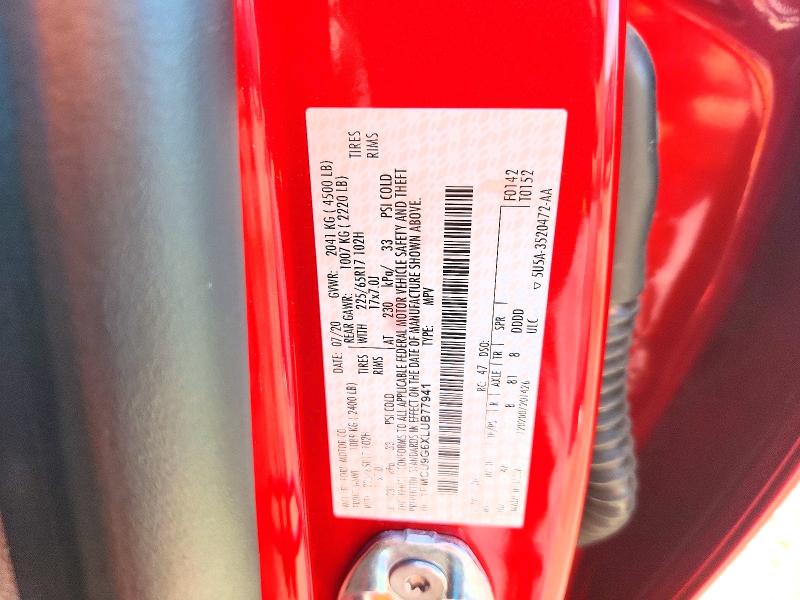 Продаж на аукціоні авто 2020 Ford Escape, vin: 1FMCU9G6XLUB77941, номер лоту: 57356526