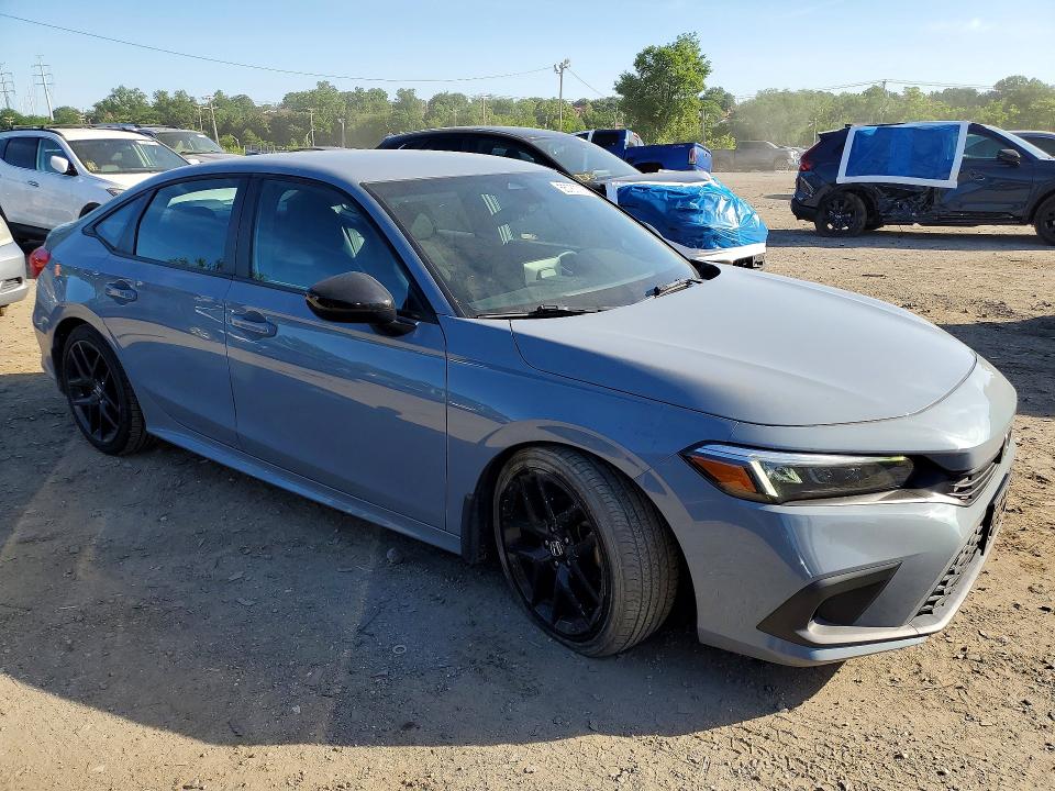 55767706 :رقم المزاد ، 2HGFE2F54NH566693 vin ، 2022 Honda Civic مزاد بيع