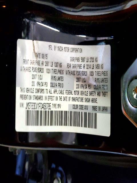 Продажа на аукционе авто 2015 Mazda Cx-9, vin: JM3TB3DV1F0468785, номер лота: 55935196