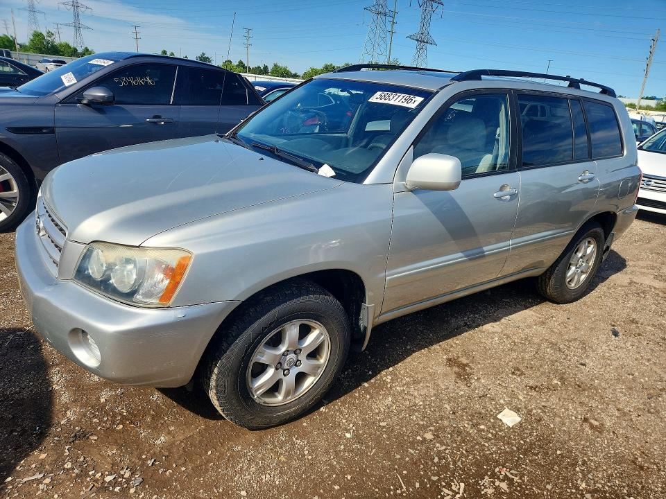 2003 Toyota Highlander მანქანა იყიდება აუქციონზე, vin: JTEGF21A130112144, აუქციონის ნომერი: 58831196