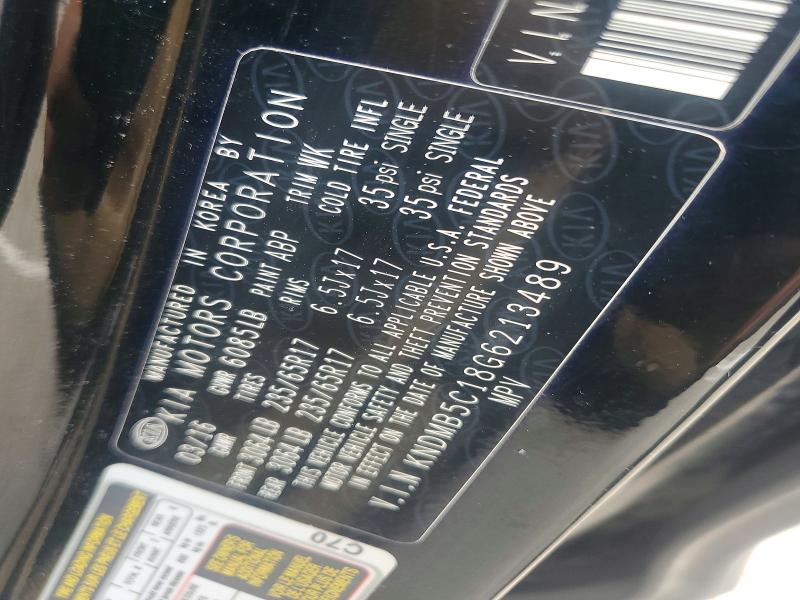 Продажа на аукционе авто 2016 Kia Sedona, vin: KNDMB5C18G6213489, номер лота: 56541506