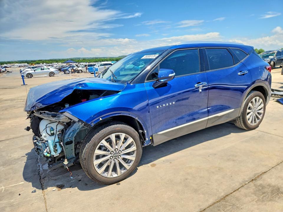 56308126 :رقم المزاد ، 3GNKBFRS5NS129210 vin ، 2022 Chevrolet Blazer مزاد بيع