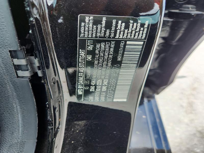 Продажа на аукционе авто 2011 Mercedes-benz C, vin: WDDGF5EB8BR185276, номер лота: 58470996