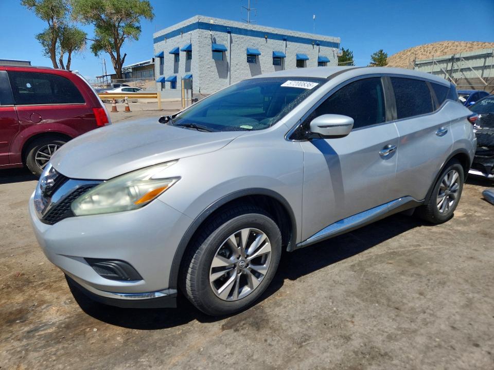2017 Nissan Murano მანქანა იყიდება აუქციონზე, vin: 5N1AZ2MG8HN134133, აუქციონის ნომერი: 57200836