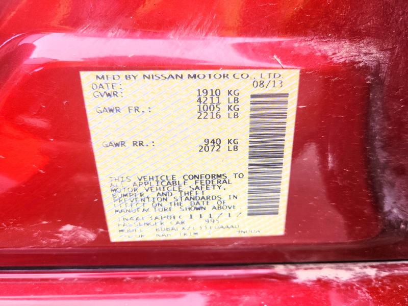 2014 Nissan Altima მანქანა იყიდება აუქციონზე, vin: 1N4AL3AP0EC111717, აუქციონის ნომერი: 58965236