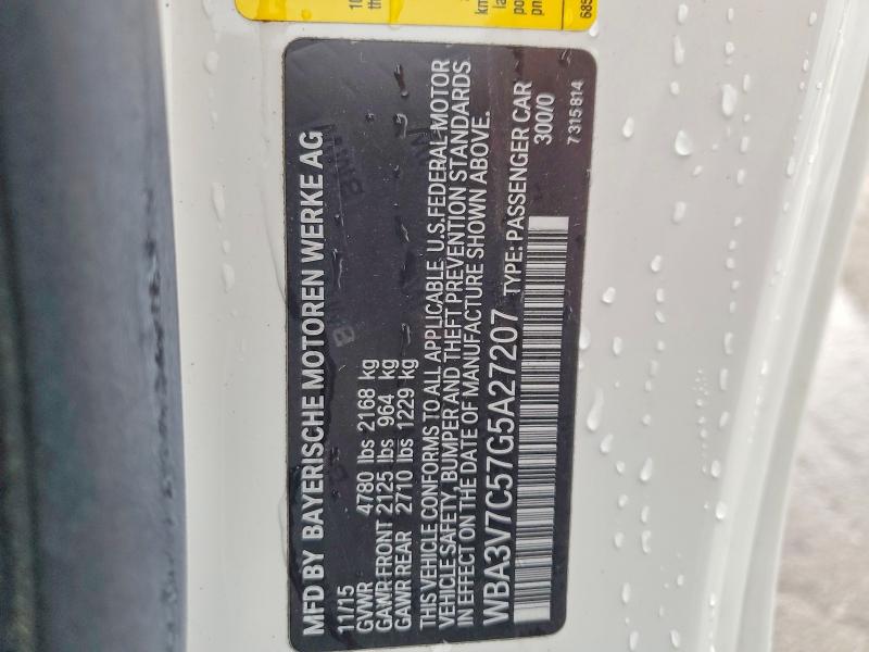 Aukcja sprzedaży 2016 Bmw 428, vin: WBA3V7C57G5A27207, numer aukcji: 55791126