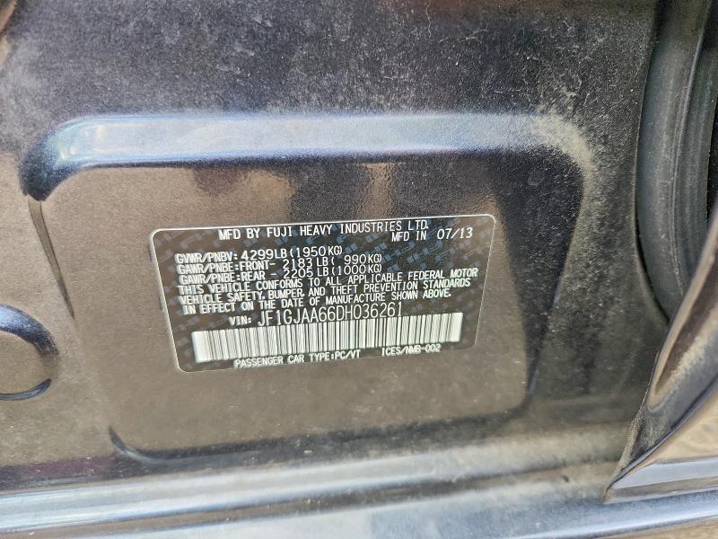 Продажа на аукционе авто 2013 Subaru Impreza, vin: JF1GJAA66DH036261, номер лота: 58418126