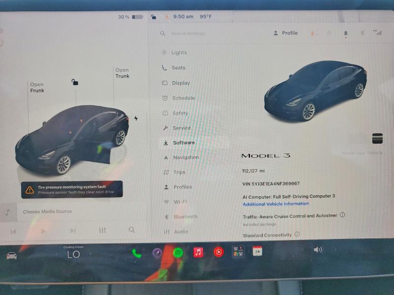 57761476 :رقم المزاد ، 5YJ3E1EA4NF369667 vin ، 2022 Tesla Model 3 مزاد بيع