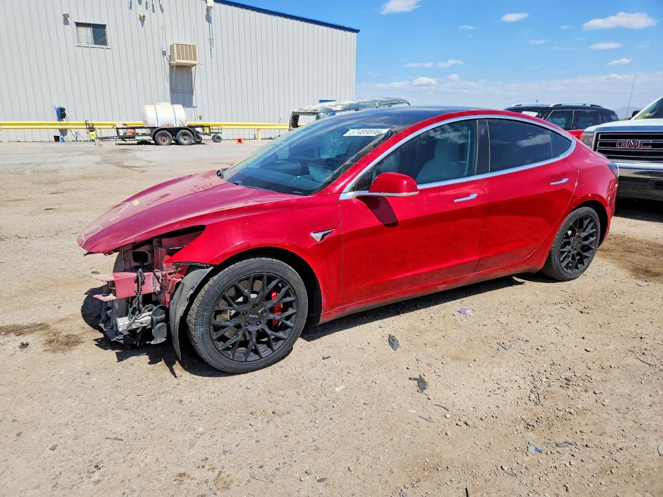 57489896 :رقم المزاد ، 5YJ3E1EC9LF641838 vin ، 2020 Tesla Model 3 مزاد بيع