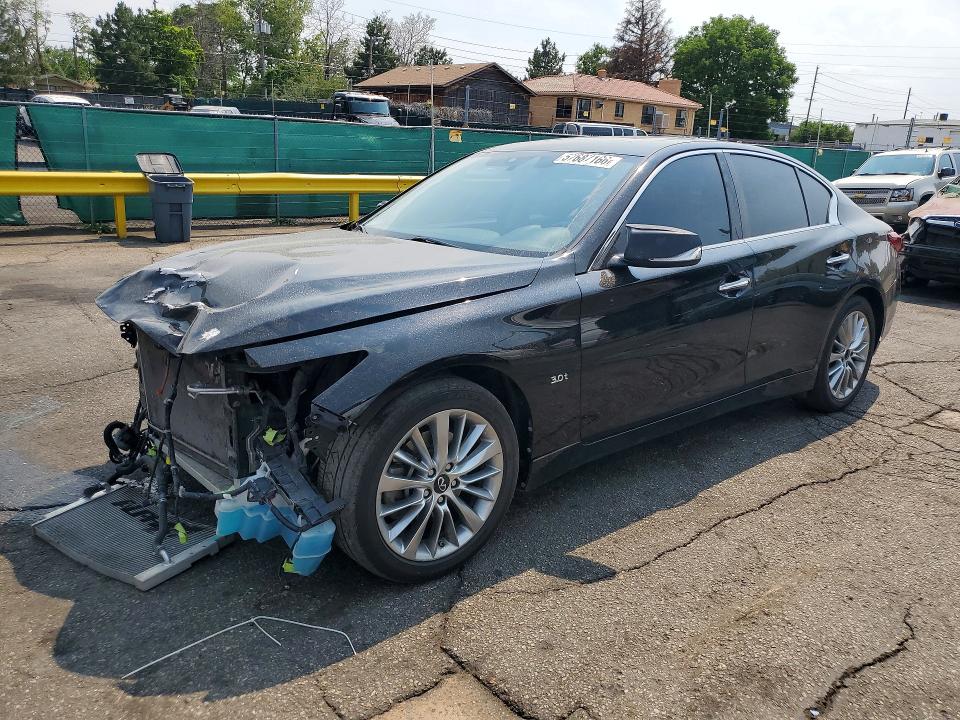 57687166 :رقم المزاد ، JN1EV7AR6KM593116 vin ، 2019 Infiniti Q50 مزاد بيع