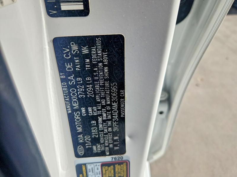 Продажа на аукционе авто 2021 Kia Forte, vin: 3KPF34AD4ME306965, номер лота: 56272046