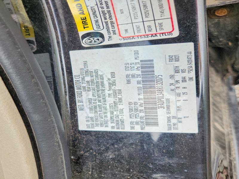 Продаж на аукціоні авто 2011 Ford Fusion, vin: 3FADP0L34BR132075, номер лоту: 57171796