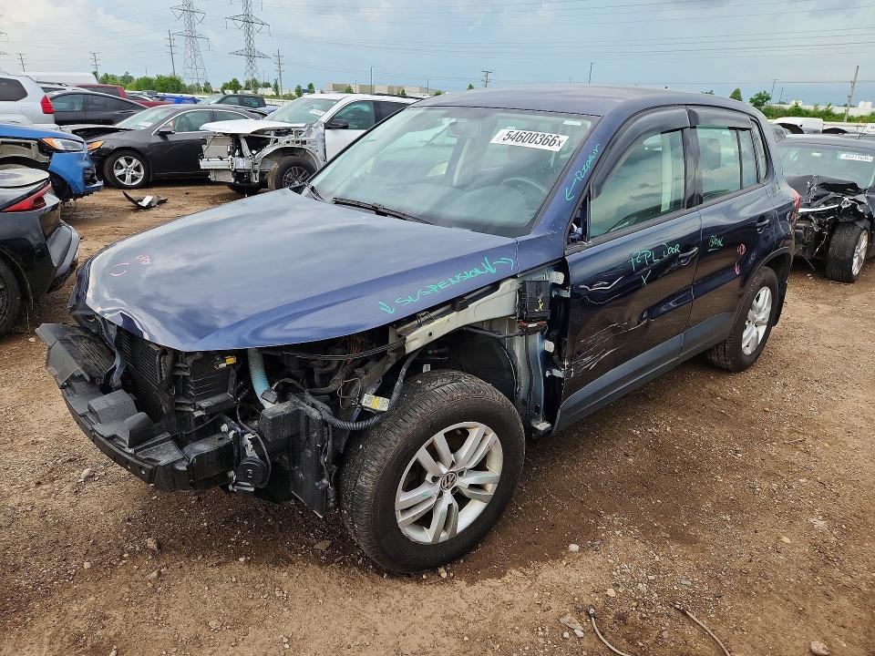 Auction sale of the 2013 Volkswagen Tiguan, vin: WVGAV7AX8DW555450, lot number: 54600366
