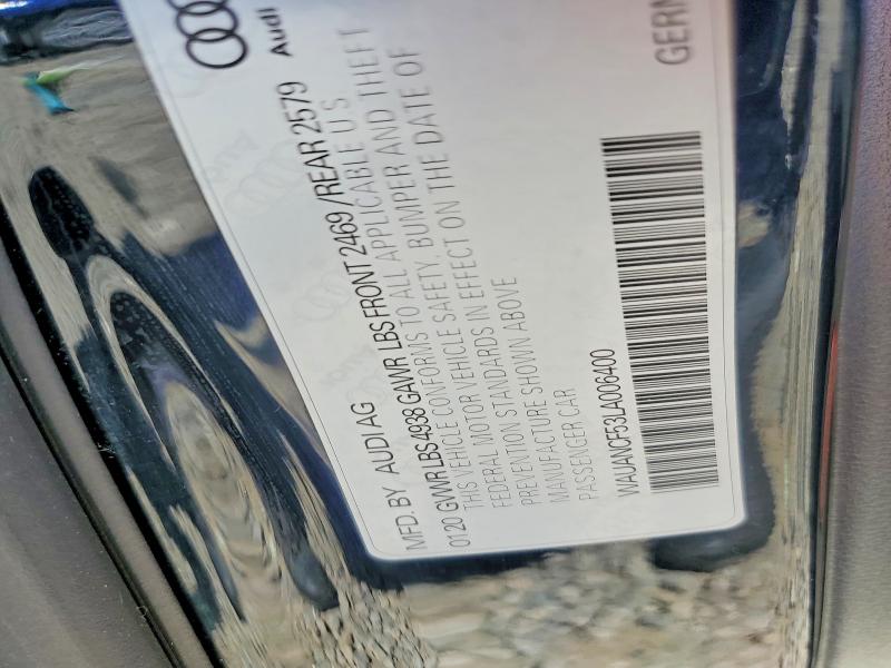 Aukcja sprzedaży 2020 Audi A5, vin: WAUANCF53LA006400, numer aukcji: 56166086