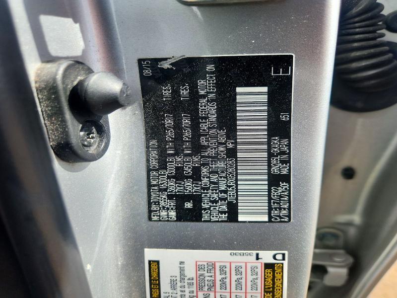 2016 Toyota 4runner მანქანა იყიდება აუქციონზე, vin: JTEBU5JRXG5280283, აუქციონის ნომერი: 55990726