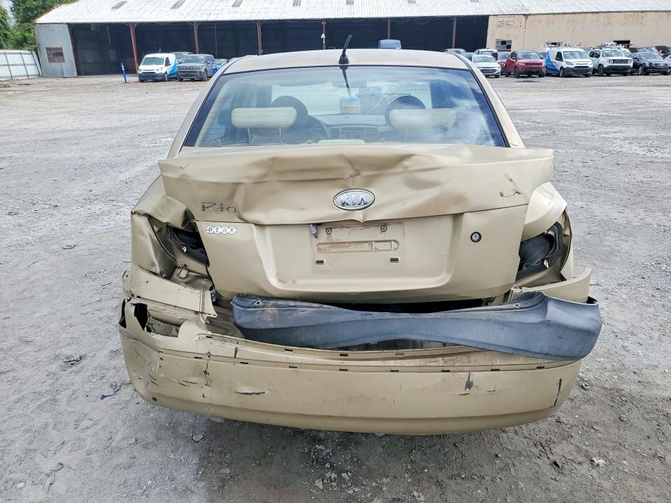 56509216 :رقم المزاد ، KNADE123476242990 vin ، 2007 Kia Rio مزاد بيع