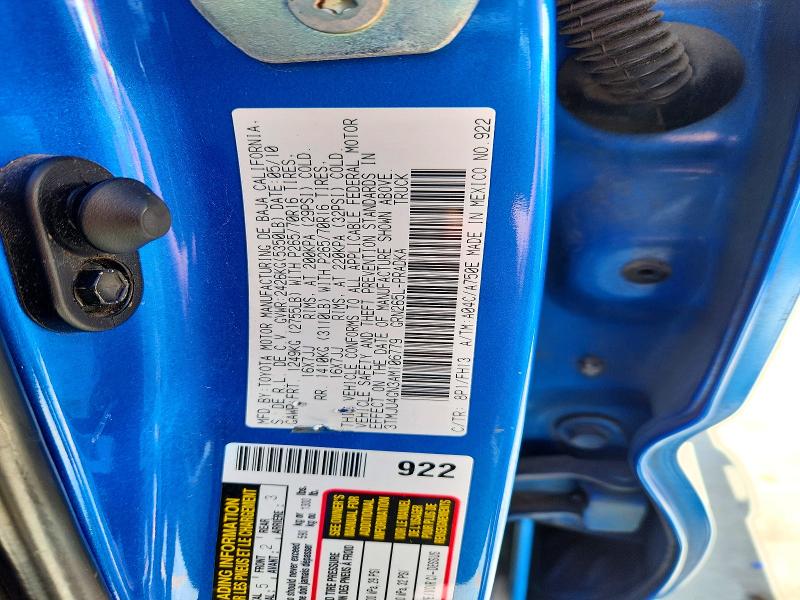 Aukcja sprzedaży 2010 Toyota Tacoma, vin: 3TMJU4GN3AM106779, numer aukcji: 56582956