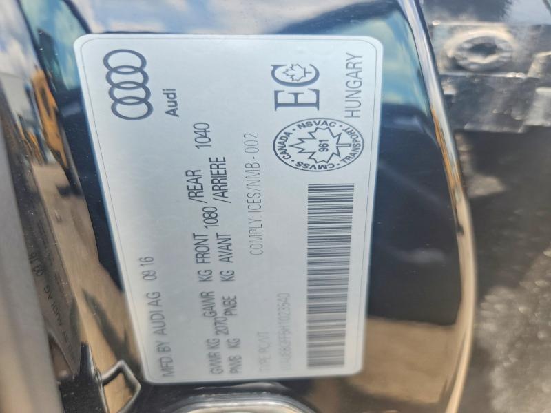 Продажа на аукционе авто 2017 Audi A3, vin: WAUE8GFF5H1023540, номер лота: 56655946