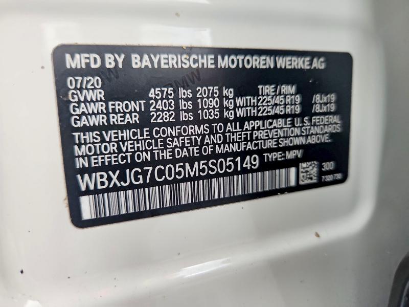 Aukcja sprzedaży 2021 Bmw X1, vin: WBXJG7C05M5S05149, numer aukcji: 59058586