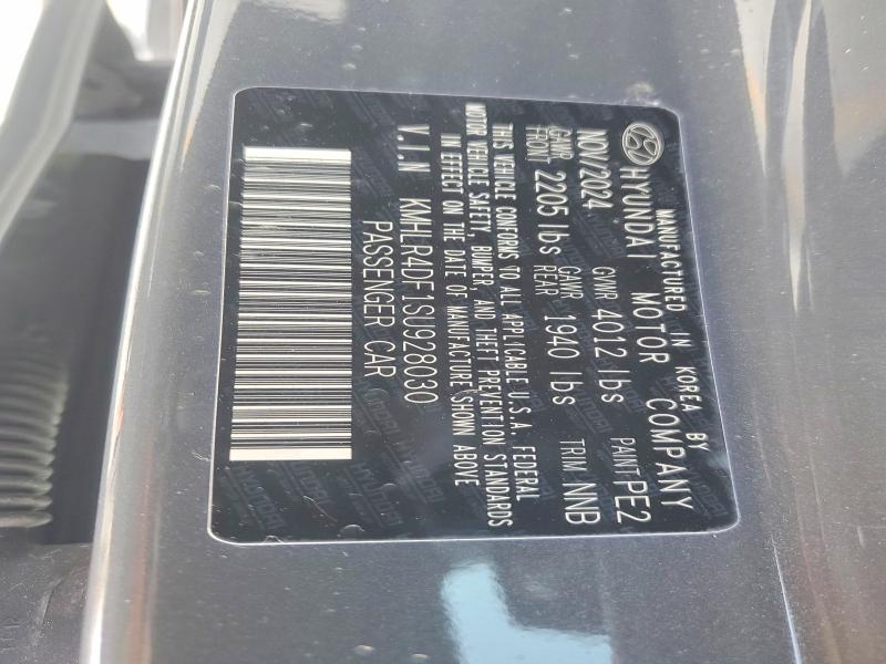 59228366 :رقم المزاد ، KMHLR4DF1SU928030 vin ، 2025 Hyundai Elantra مزاد بيع