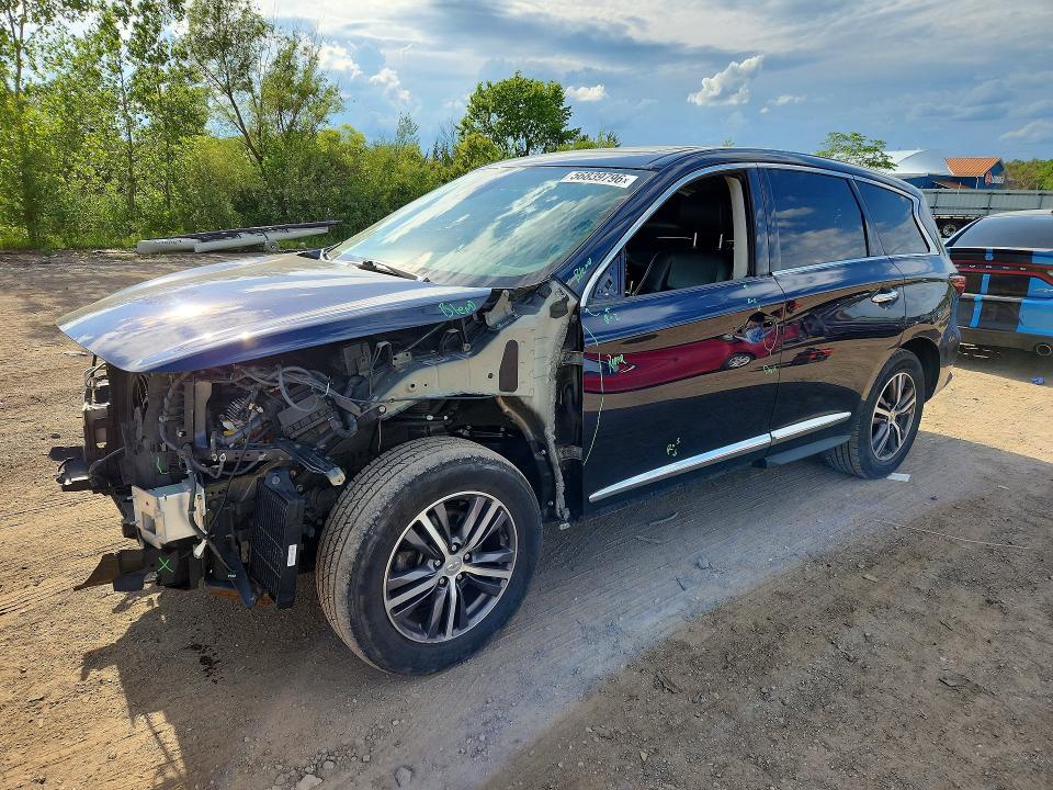 56839796 :رقم المزاد ، 5N1DL0MM9KC550770 vin ، 2019 Infiniti Qx60 مزاد بيع