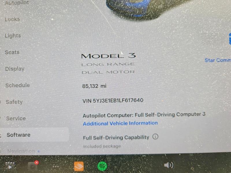 Продаж на аукціоні авто 2020 Tesla Model 3, vin: 5YJ3E1EB1LF617640, номер лоту: 56652206