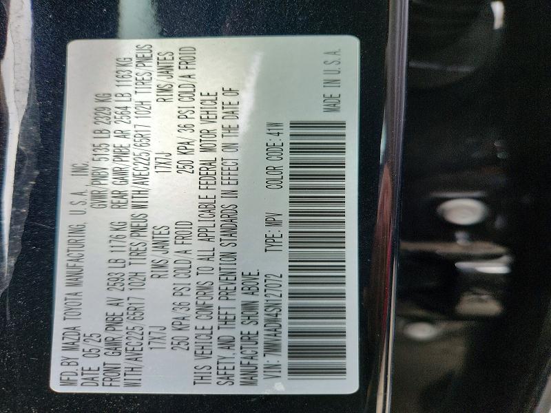 Продаж на аукціоні авто 2025 Mazda Cx-50, vin: 7MMVAADW4SN127072, номер лоту: 57939176