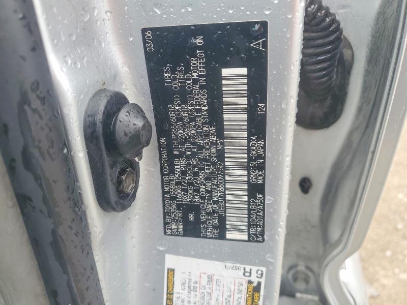Продажа на аукционе авто 2006 Toyota 4runner, vin: JTEBU17R860097542, номер лота: 58779426